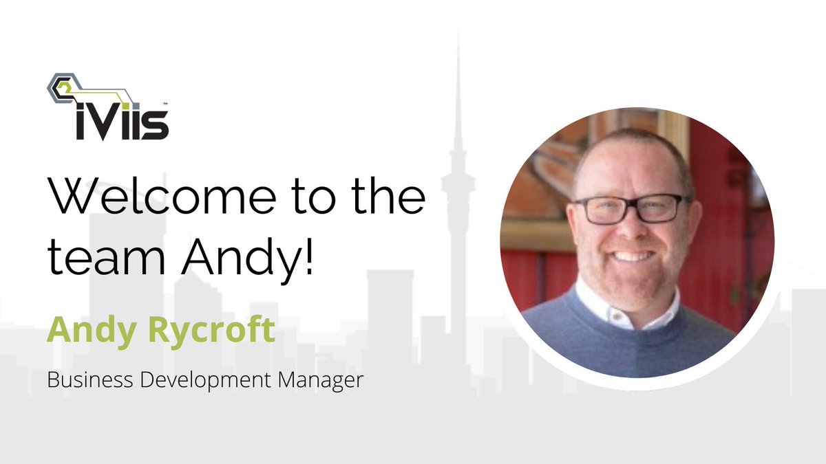 iViisLtd's tweet photo. We're excited to welcome the newest member of team iViis - our new Business Development Manager, Andy Rycroft. Andy comes to us with a wide range of experience in sales, marketing and tech, and we're thrilled to welcome him onboard!

#BDM #iViisteam https://t.co/3obvzXbnRU