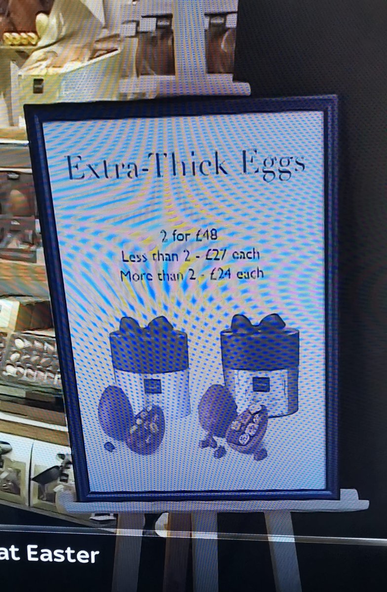 Loved the <a href="/HotelChocolat/">Hotel Chocolat</a> show tonight but seriously, who on earth came up with the worst POS ever? 😩🤦🏻‍♀️
2 for £48.
Less than 2 £27 each. 
More than 2 £24 each.
#hotelchoclat #lessonsareneeded #pricingstrategyfail