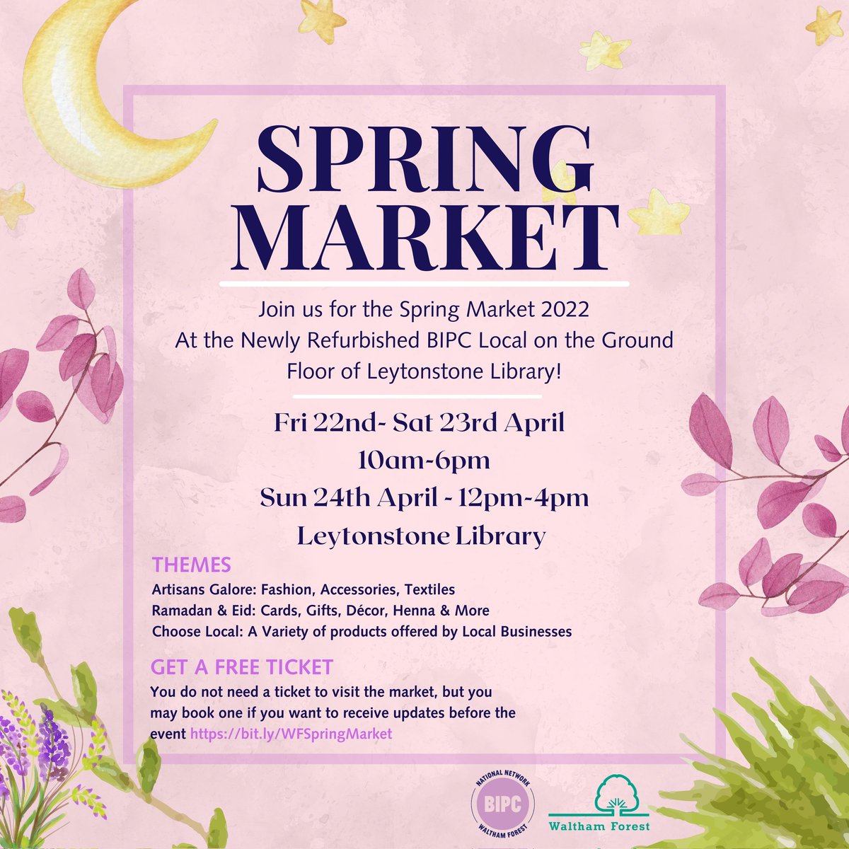 NailaAhmadLDN's tweet photo. My events for April. See me at #leyton Jubilee Park and Leytonstone Library.
#EidAlFitr #eidshopping #eidiscoming #eid2022 https://t.co/Z7taVykxBN
