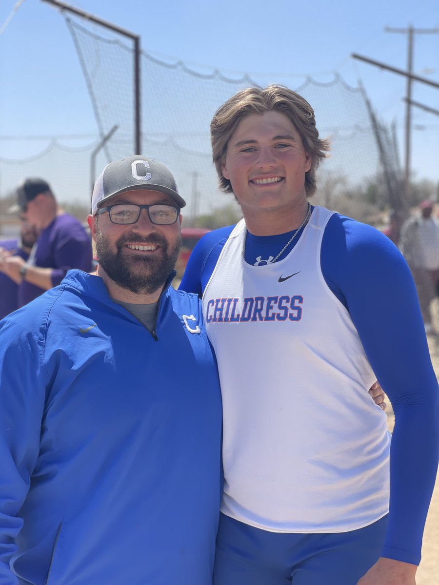 Stone is headed to regionals in the shot put!