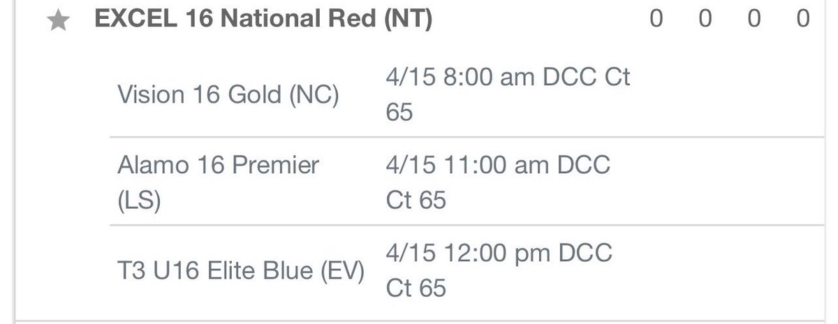 Beyond excited to battle this weekend at the LoneStar Classic in 16 Open and work to earn a bid to nationals with my teammates!! <a href="/Excelrocks/">Excel VBC</a> <a href="/CatMillsap/">Cat Millsap</a> <a href="/caty0ung/">cat young</a> <a href="/isacamacho2024/">isa camacho</a> <a href="/Madibaker21/">Madison Baker</a> <a href="/RyannVik/">Ryann Vik</a>