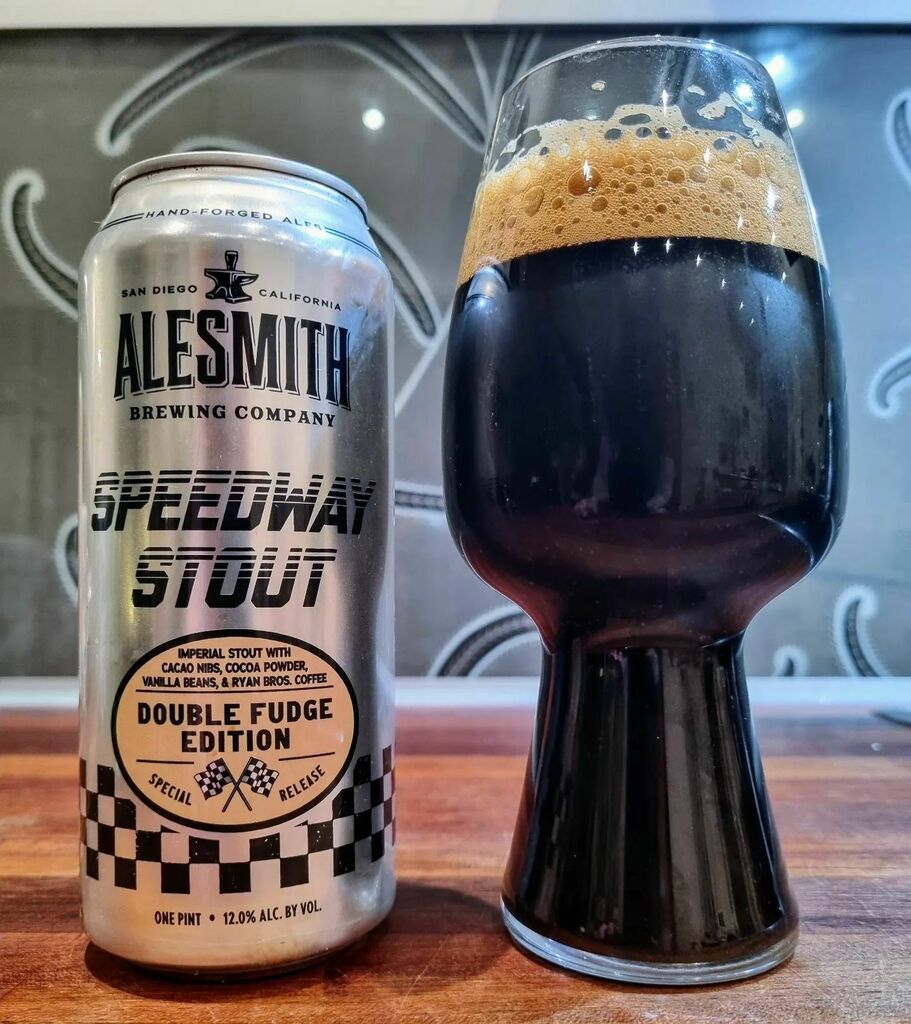LinusNoren's tweet photo. An old classic with a twist. @alesmithbrewing Speedway Stout Double Fudge Edition.
.
.
#beer #öl #craftbeer #cerveza #stout #impstout #beerporn #instabeer #beergeek #beerlover #stoutthursday #speedwaystout #alesmithbrewing #drikbeer https://t.co/k92bv6l8oQ https://t.co/FtDPDt7FTr