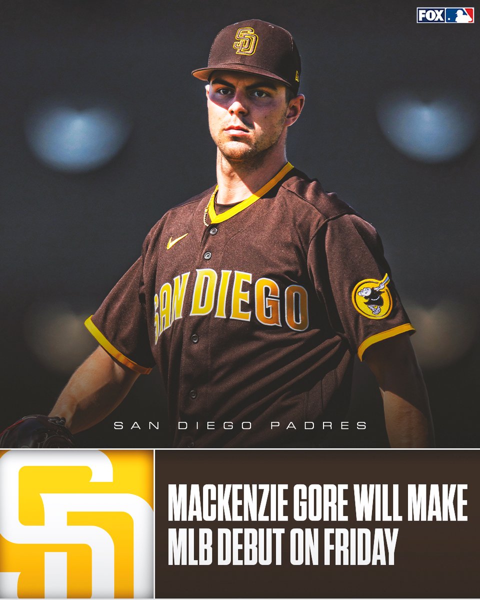 Bob Melvin announced that Padres top pitching prospect MacKenzie Gore will start tomorrow against the Braves