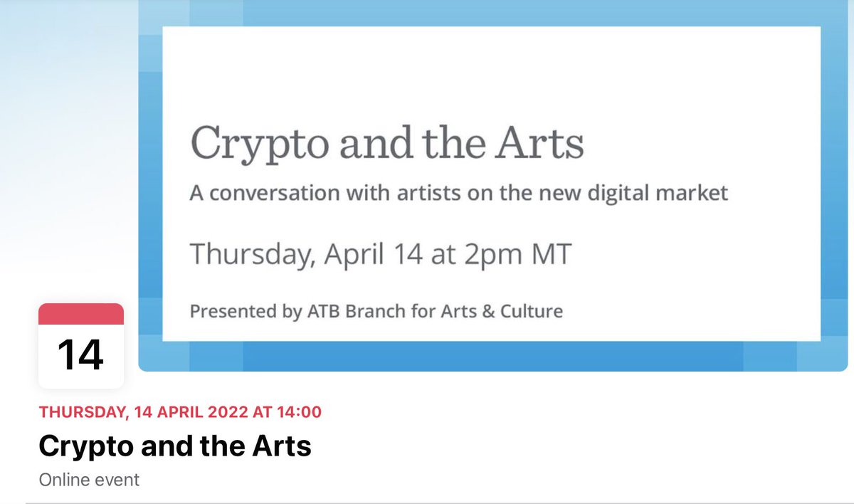 Thanks to <a href="/atbfinancial/">atbfinancial</a> for having me moderate the #Crypto and the Arts panel with <a href="/CowboySmithx/">IIKAAKSKITOWA</a> <a href="/JeffDick/">Jeff Dick</a> of <a href="/prairiestates/">The Prairie States</a> and Andrea Kimberley AKA <a href="/LivingtreeC/">LivingTree.creative</a> 🤗#NFTCommunity #NFTs #Calgary