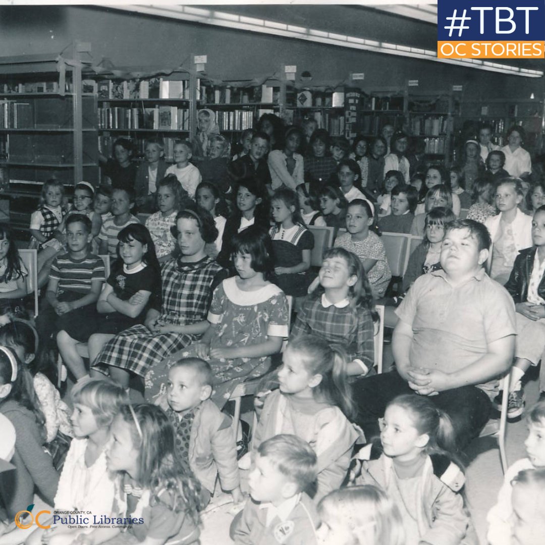 ocpublib's tweet photo. OC Stories #TBT
Children at Westminster Library's Story Hour, 1965.
#ocpubliclibraries #localhistory #westminsterlibrary #storytime #westminster #libraries https://t.co/ca01YC5Fda
