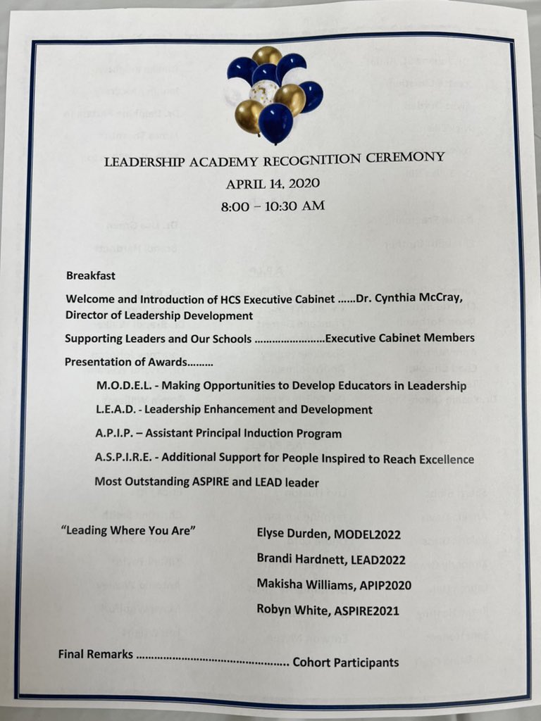 DrMilesk31's tweet photo. Leadership Academy Recognition Ceremony was exceptional! TY @CynthiaMcCray19 and all the leaders @HenryCountyBOE for your commitment to developing leaders. #ASPIRE22 https://t.co/sRcF9H38vA