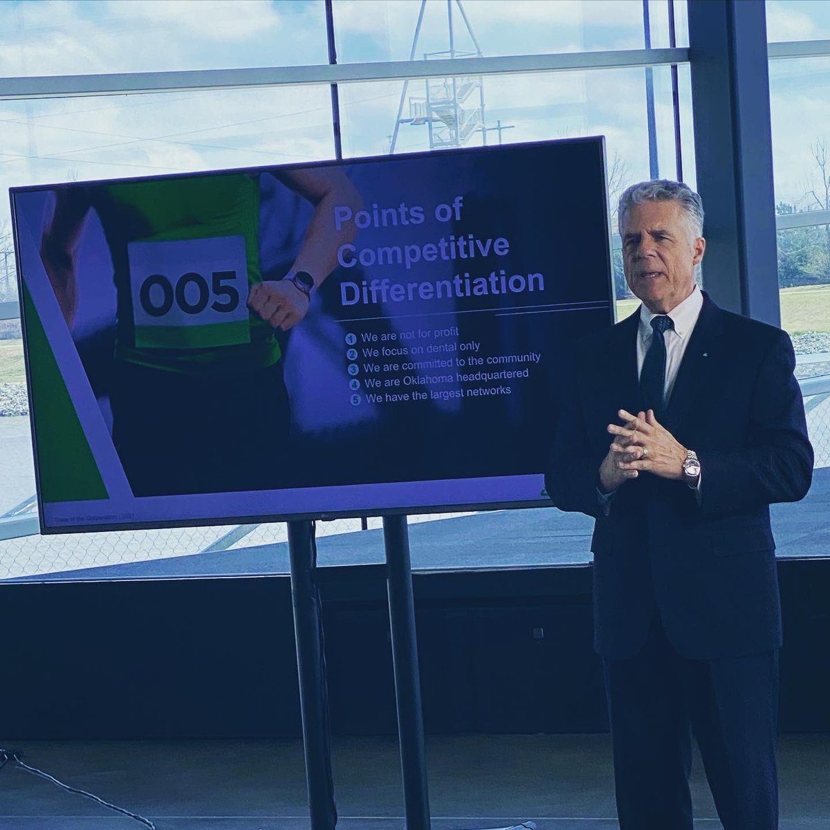 DeltaDentalOK's tweet photo. Today our president/CEO delivered DDOK’s annual state of the corporation address to our employees. Thanks to every member of #TeamDelta for demonstrating endurance in 2021! https://t.co/8Gd8AKy5A0