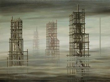 I love this old pier in Brighton, dissolving into something otherworldly like Kay Sage’s “Tomorrow is Never” (1955).