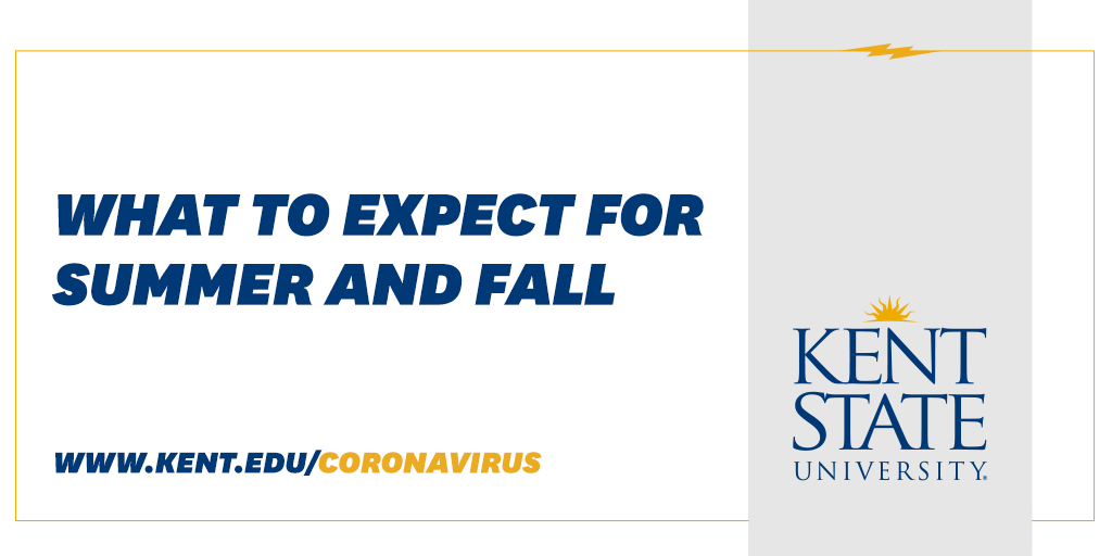 White promotional graphic that reads "What to expect for summer and fall" 