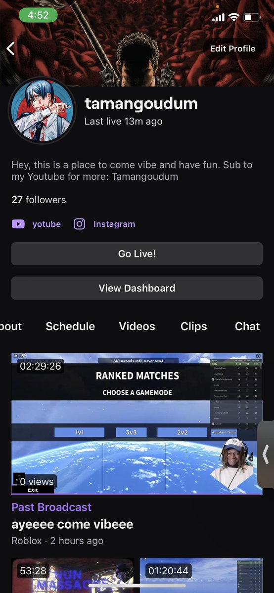 Salamivibes's tweet photo. 23 more followers till affiliate!!!! A follow would be much appreciated!!!#SupportSmallStreamers #support #TwitchStreamers #twitchaffiliate https://t.co/lIJje8gjMZ