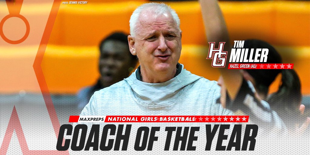 Nine-time Alabama state champion Tim Miller of Hazel Green named 2021-22 MaxPreps National Coach of the Year. 🏀

✍️: maxpreps.com/news/XBr_wUOJN…