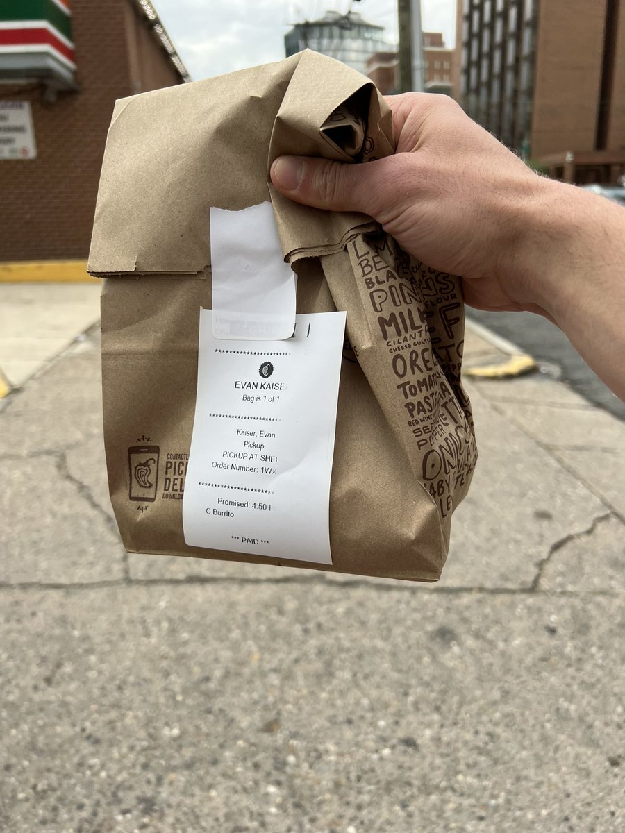 <a href="/ChipotleTweets/">Chipotle</a> can we get my man <a href="/Howthekaiserolz/">Evan Kaiser</a> a new burrito for being a good samaritan?