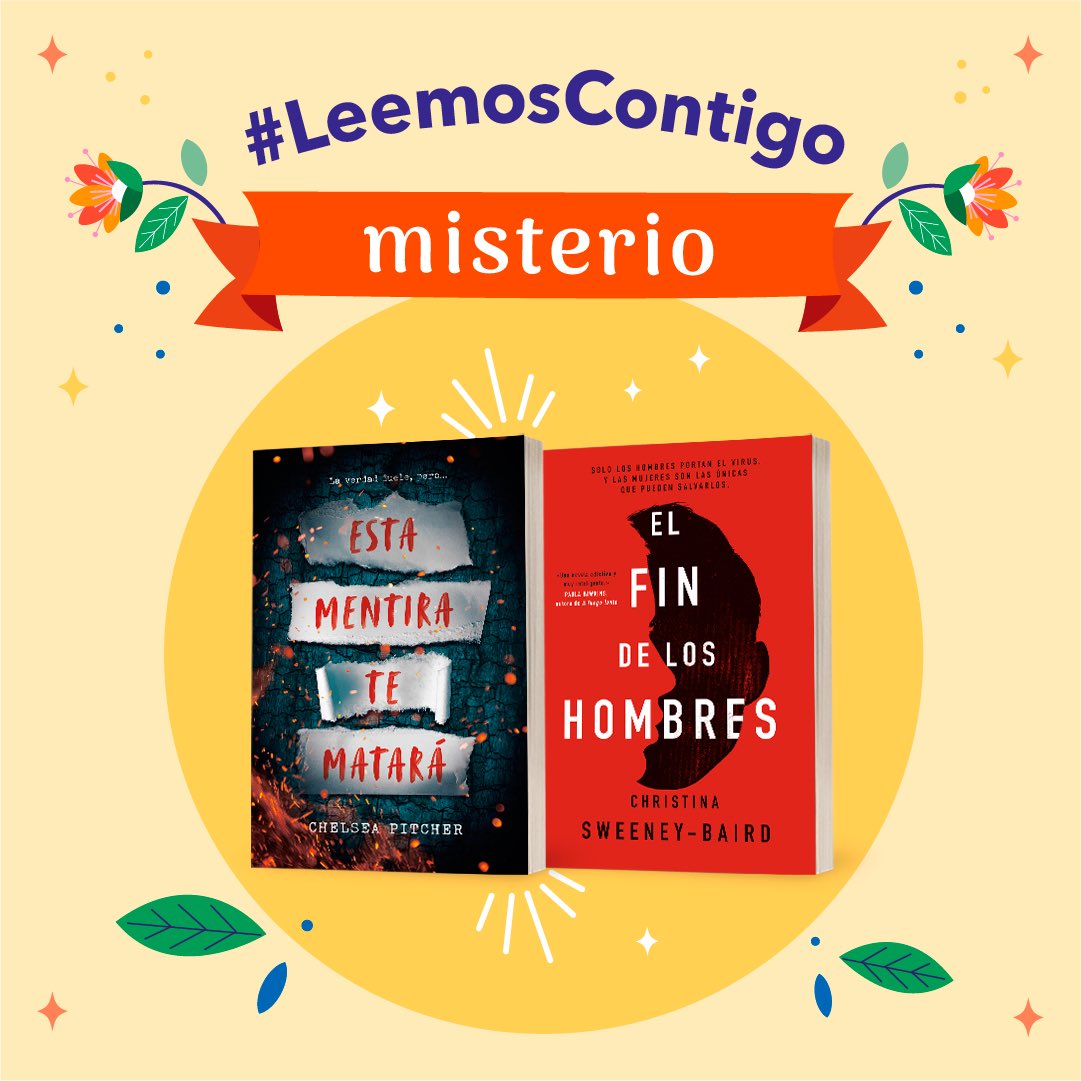 UranoMx's tweet photo. ¡Más recomendaciones literarias! 📚🔥
🔶Ahora iniciamos con #LeemosContigoMisterio 🧟♂️👻
👉Con #EstaMentiraTeMatará de #ChelseaPitcher
👉Y #ElFinDeLosHombres de #ChristinaSweeney
¡Te invitamos a leerlas! 😉
#LeemosContigo #MesDelLibro #Misterio #books #bookstagram https://t.co/qYKAKRykZX