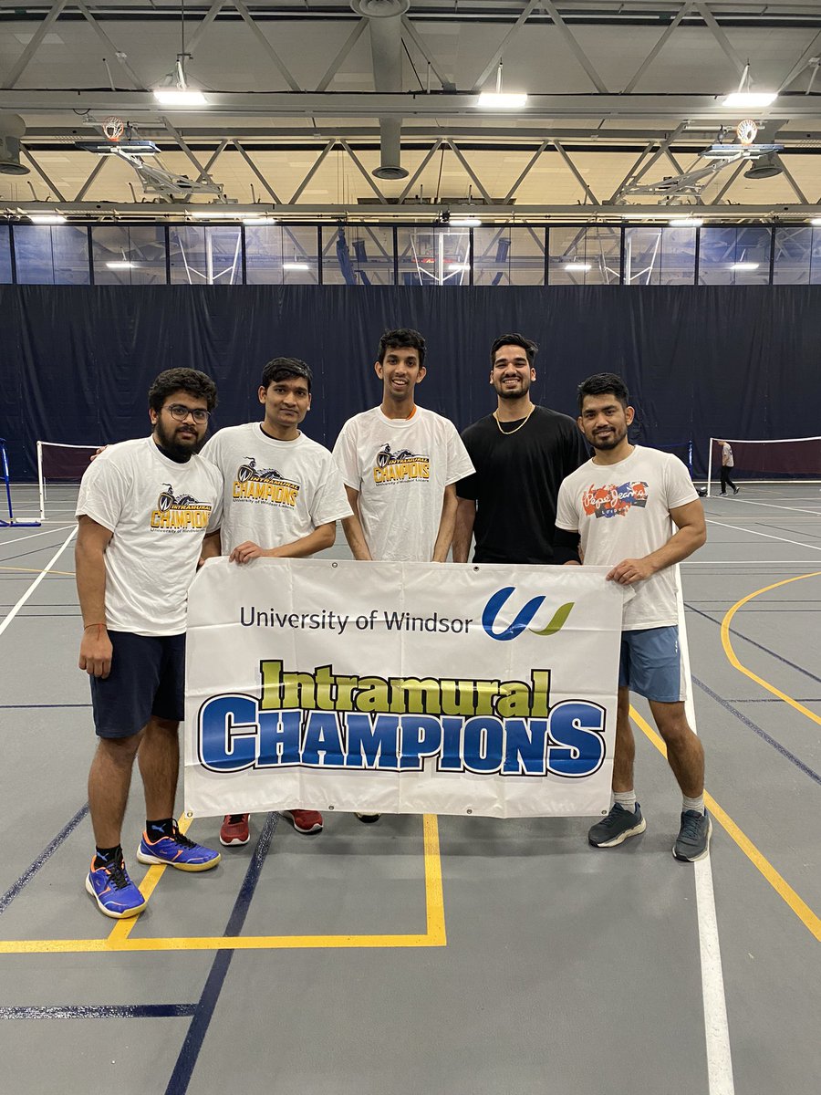 LancerRec's tweet photo. Congratulations to the Telugu Titans for winning the intramural doubles badminton tournament! It was a hard fought battle against the Warriors in the finals and an amazing day overall. We look forward to the next one! πΈππ #Intramurals #Badminton #Champions #LancerRecConnect https://t.co/KFcUco9IEy