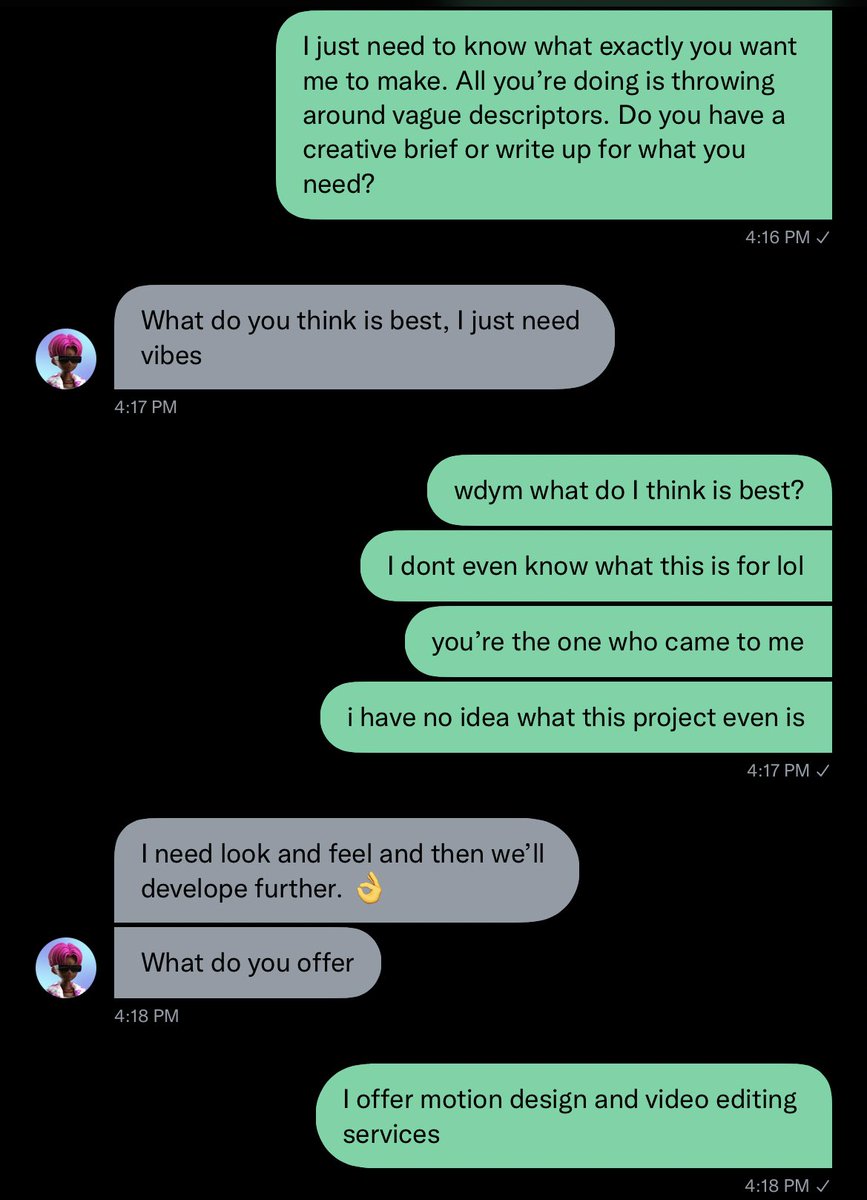 byMaxC's tweet image. average conversation with an NFT bro. I promise you will lose brain cells reading this.