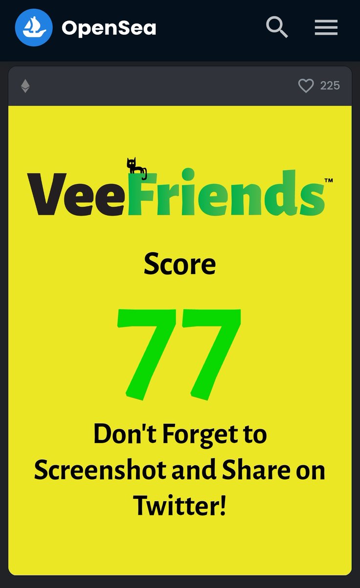 wannabe1of1's tweet photo. @garyvee really just dropped a @veefriends game that you can play on @opensea out of no where 🤯 https://t.co/nXxh6TjJQ0