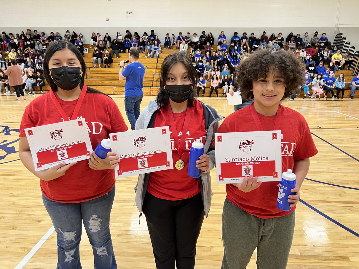 Indian Trail Cougars (@itmscougars) on Twitter photo The AMAZING SHAKE was fabulous!!! Congrats to our winners from 6/7/8 grades…way to represent!!! #4Houses1Family! <a href="/ronclarkacademy/">Ron Clark Academy</a> <a href="/DrMac2016/">Jim McMullen</a> <a href="/DrGuerrero17/">Dr. G</a> <a href="/YeagerBrent/">Dr. Brent Yeager</a> <a href="/MrBillingsclass/">Jordan Billings</a> <a href="/WonchScience/">Mrs. Wonch</a> @ClassShamet The AMAZING SHAKE was fabulous!!! Congrats to our winners from 6/7/8 grades…way to represent!!! #4Houses1Family! <a href="/ronclarkacademy/">Ron Clark Academy</a> <a href="/DrMac2016/">Jim McMullen</a> <a href="/DrGuerrero17/">Dr. G</a> <a href="/YeagerBrent/">Dr. Brent Yeager</a> <a href="/MrBillingsclass/">Jordan Billings</a> <a href="/WonchScience/">Mrs. Wonch</a> @ClassShamet 