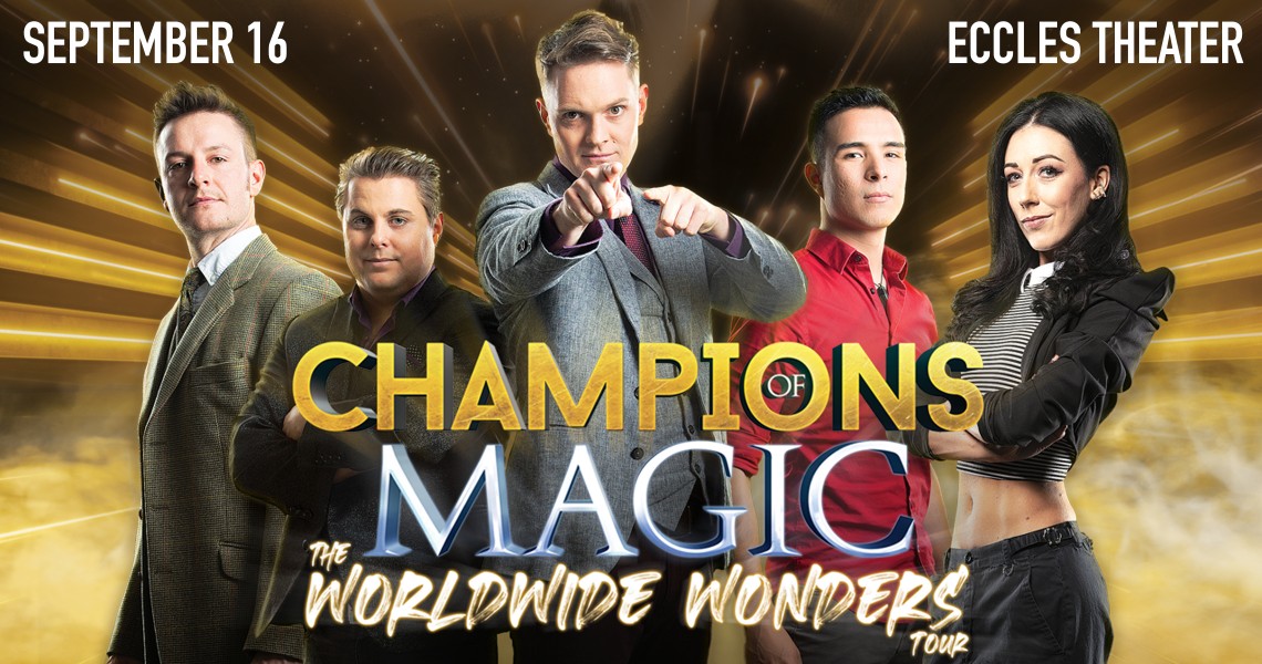 We're returning to Salt Lake City this September with some brand new magic! Catch us at The Eccles Theater on September 16th - one show only!

Use the link below to get pre-sale tickets today - 

ow.ly/wZ4Z50IKlOE