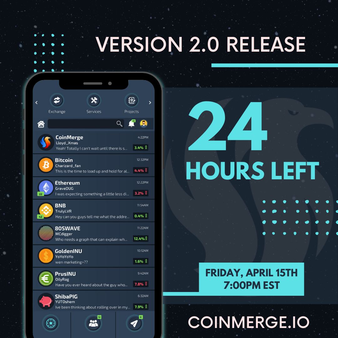GiovanniDAM10's tweet photo. @hehe_kev Have you ever heard about @coinmerge?
I guess so...
TOTALLY FREE for listing projects, 
TOTALLY FREE to make an account,
TOTALLY FREE to use the platform.

TOTALLY FREE All In One Social Media Crypto Platform.

https://t.co/QNz97YnlVZ

#BSCGems #BNB #BBB22 #PULIFAM #BSCGemsx100 https://t.co/r5pU5GeHuC