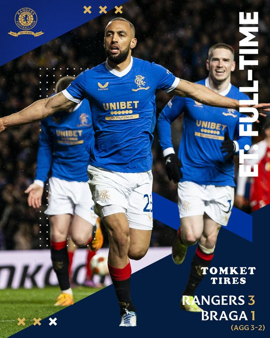 soyliganos's tweet photo. FINAL | RANGERS 3 - 1 BRAGA
El SC Braga cayó de pie de la Europa League tras aguantar 120 minutos con uno menos y en el que obligó al Rangers a dar lo mejor de sí. Sin embargo, el equipo de Van Bronckhorst fue claro vencedor con un dominio claro del partido.
#UEL | #RFCSCB https://t.co/DpHurXDfyk