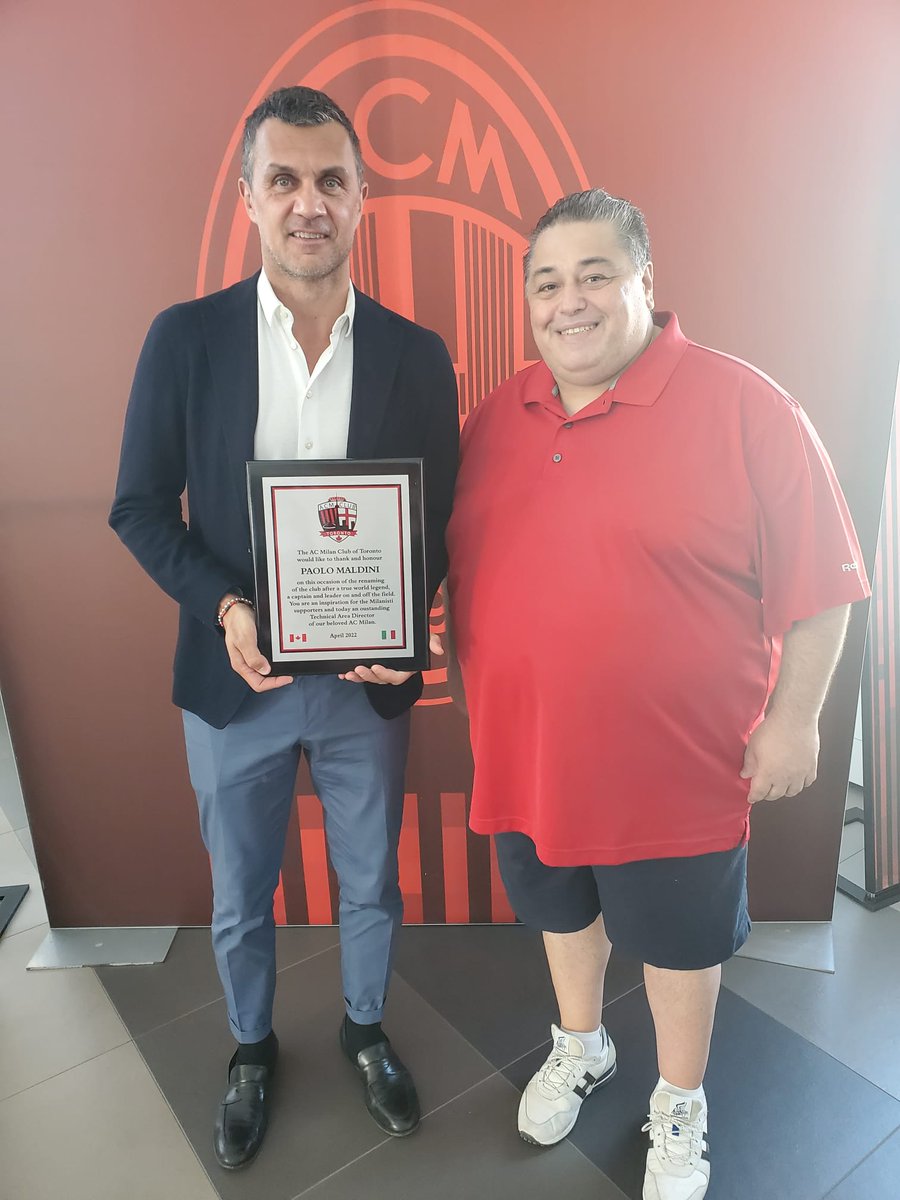 Milan Club Toronto Paolo Maldini tweet media