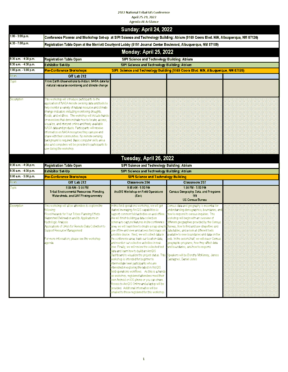 NTGISC's tweet photo. With the Tribal GIS Conference fast approaching, we wanted to share the latest conference agenda with you. There is still plenty of time to register, so we hope to see many of you in Albuquerque.
https://t.co/srEooGmZVo
#NTGISC #TribalGIS https://t.co/H32vR0ryV5