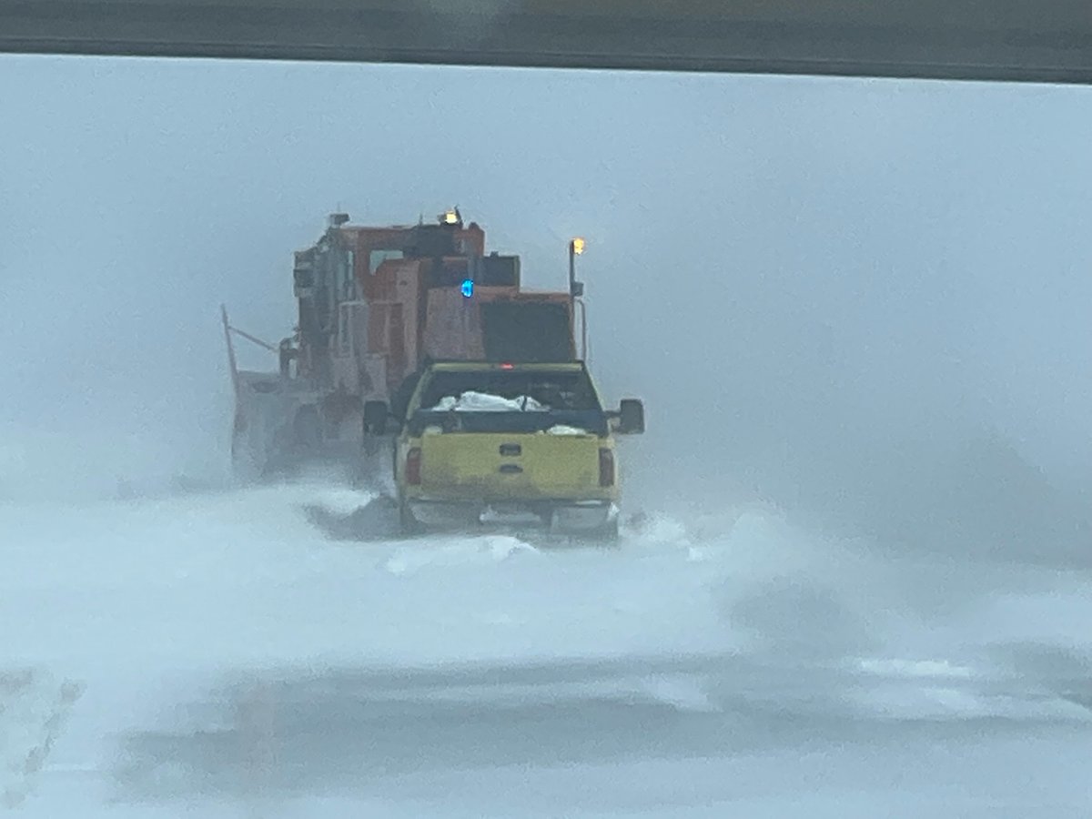 ‼️I-94 will remain closed for the rest of the day.‼️ 
Listen, no one thinks it's going to be them getting stuck and causing valuable snow removal resources to be pulled away. Stay where you are. The less vehicles we're digging out, the faster we can open the roads. Let's do this!
