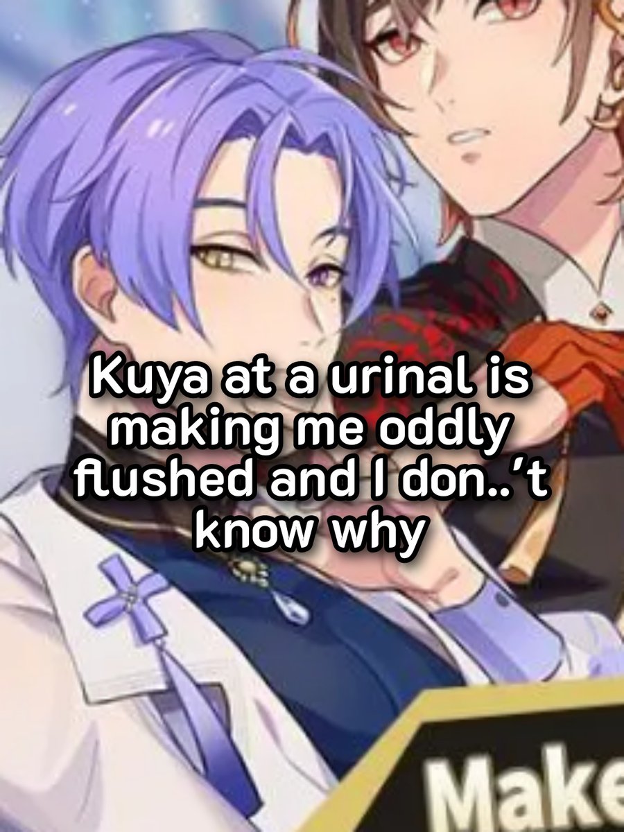 Maybe subconsciously you want to hold it for him while he pees
#NUカーニバル #NUcarnival #NUcarnivalEn #NU카니발