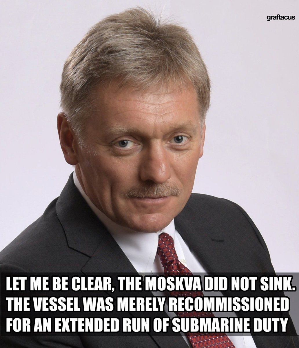 Graftacus's tweet photo. #dmitrypeskov’s #dishonesty so reminds me of #sarahhuckabeesanders #seanspicer & #kayleighmcenany
#Bullshitters #tRUMPRussia #tRUMPRussiaConspiracy #tRUMPRussiaCollusion #tRUMPRussianPuppet #Moskva
#WarCriminal #putin #Warmongerputin #Warmongervladimirputin #putinWarCriminal https://t.co/CSru23ZKNb