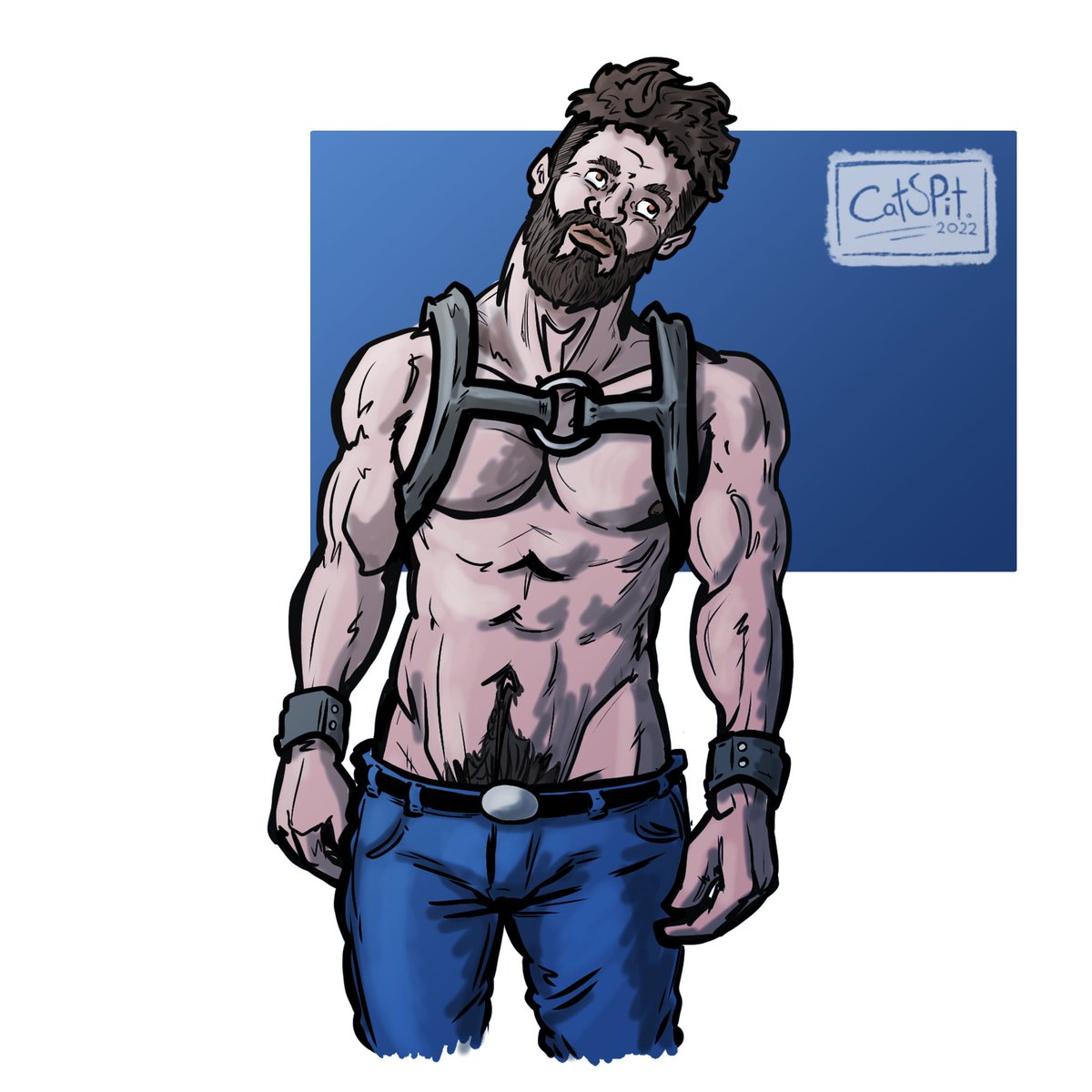 art_spit's tweet photo. 💙 #gaymen #gayart #nsfwgay https://t.co/OxGDn9rU54