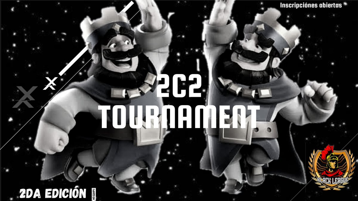 #CR | #ClashRoyale

¡Inscripciones Abiertas!
🏆Iniciamos nuestra 2da edición de 2c2 no te quedes fuera y invita a tu: amiga, amigo, novio,novia,ex, amante y crush hasta tu abuelita puede jugar 🏆

Cupos ilimitados👤
Eliminación Directa