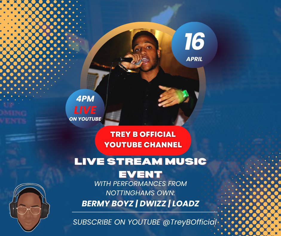 TreybOfficial's tweet photo. subscribe to my channel and tune in!! its gonna be LIT! 🎉🎵🇯🇲🇹🇹🇬🇧 https://t.co/A8aF8hbz6S