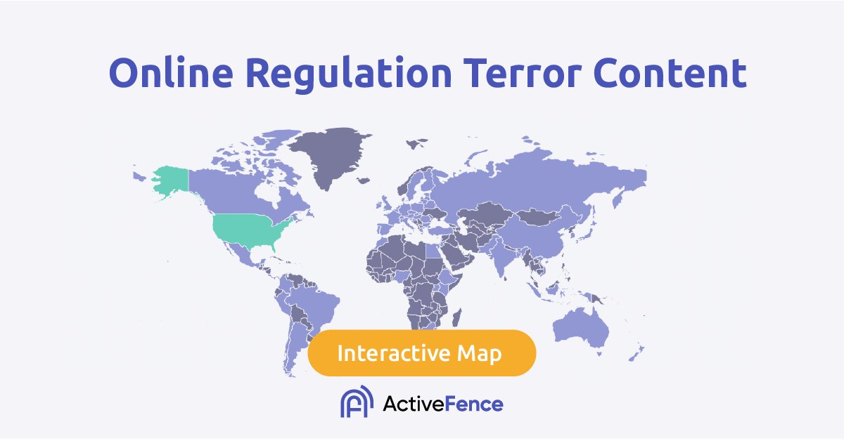 alice_dot_io's tweet photo. 𝗜𝗻𝘁𝗿𝗼𝗱𝘂𝗰𝗶𝗻𝗴: Global #OnlineRegulation Interactive Map of #regulation laws for over 60 counties as they relate to terror content online. Stay tuned for future versions covering hate speech, disinformation &amp; child safety. #TrustandSafety https://t.co/FSVZG7ft9t https://t.co/S609S1nhhb