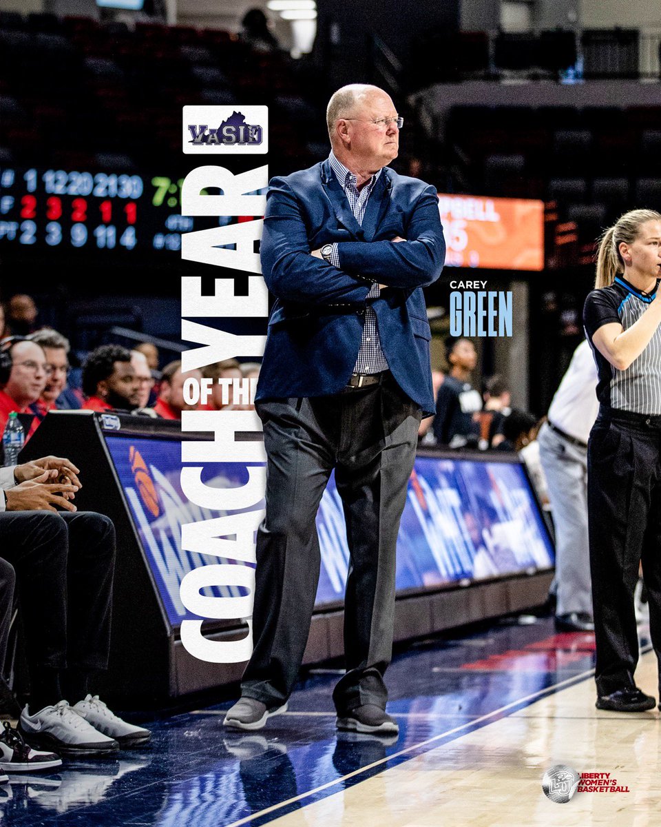 LibertyWBB's tweet photo. The best coach in Virginia. Period. Congratulations, Coach Green‼️ https://t.co/0aTaIXseFy