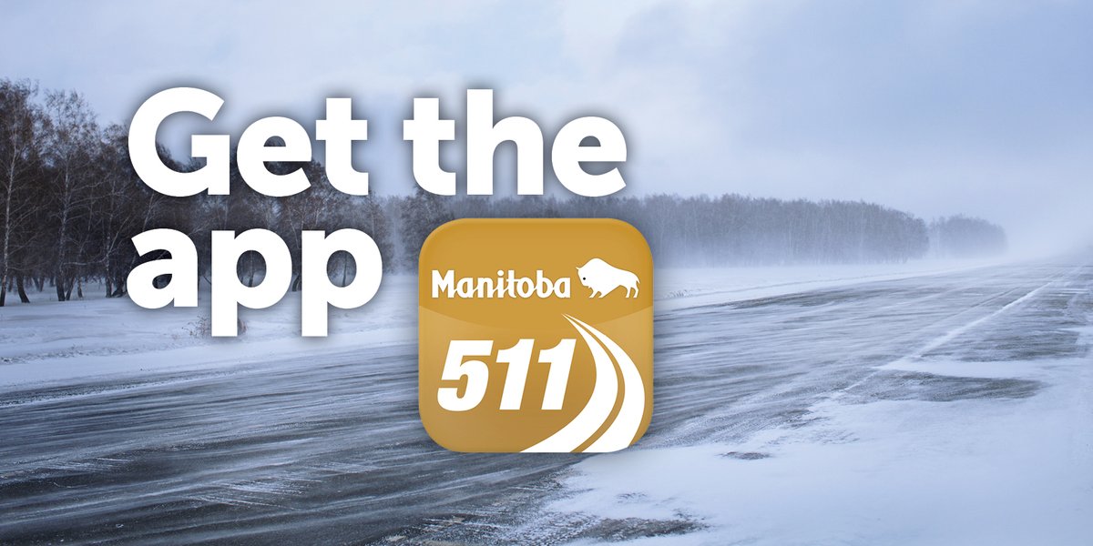 MBGov's tweet photo. #MBStorm conditions continue to affect #MBRoads across Manitoba. #StaySafe and stay off closed highways.
For up-to-date road conditions, follow @MBGovRoads, call 511, download the app or visit the road info site at https://t.co/5TjTF99VfP. https://t.co/v8HZVKd0cG