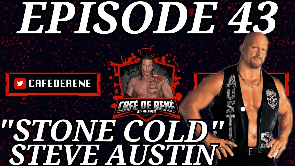 _thatswrestling's tweet photo. Bonjour everyone episode 43 of café de rene with rene dupree is now available in today's fan topics vote we talk stone cold Steve Austin, 
Click on the link below to check it out 
https://t.co/Lb5ZCMusDz
#steveaustin #stonecold #WWE #renedupree #cafederene https://t.co/1dm1AhJTEE