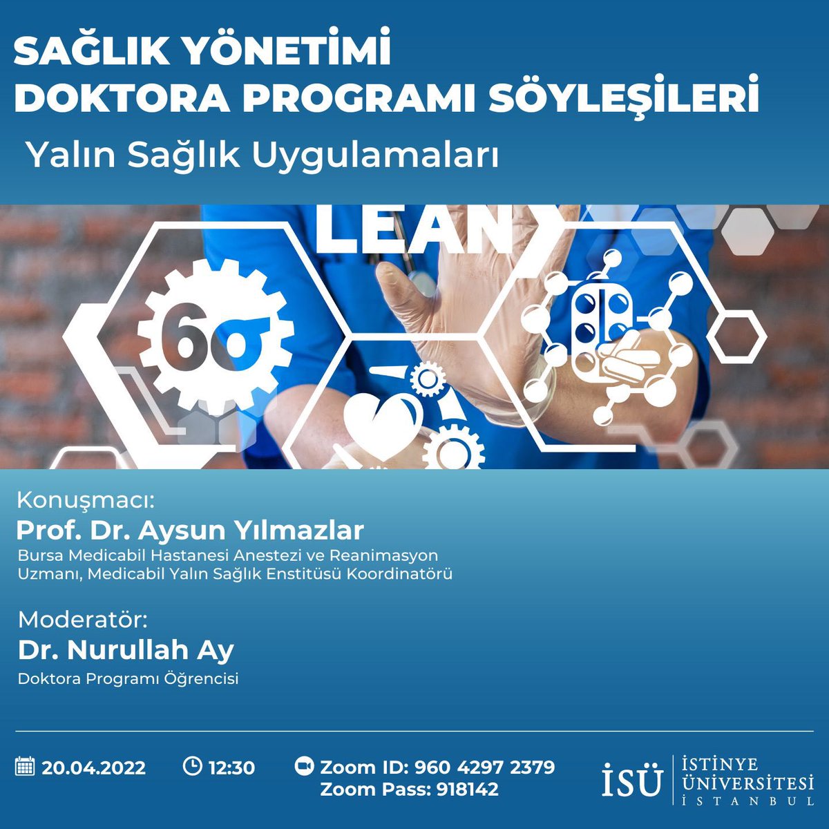İSÜ Sağlık Yönetimi Doktora Programı öğrencilerinin moderatörlüğünde düzenlediğimiz bir önceki söyleşimizde yalın sağlığa giriş yapmıştık. Şimdi Sayın Aysun hocamızla biraz daha detaya girelim istedik. Sizleri de bekleriz..