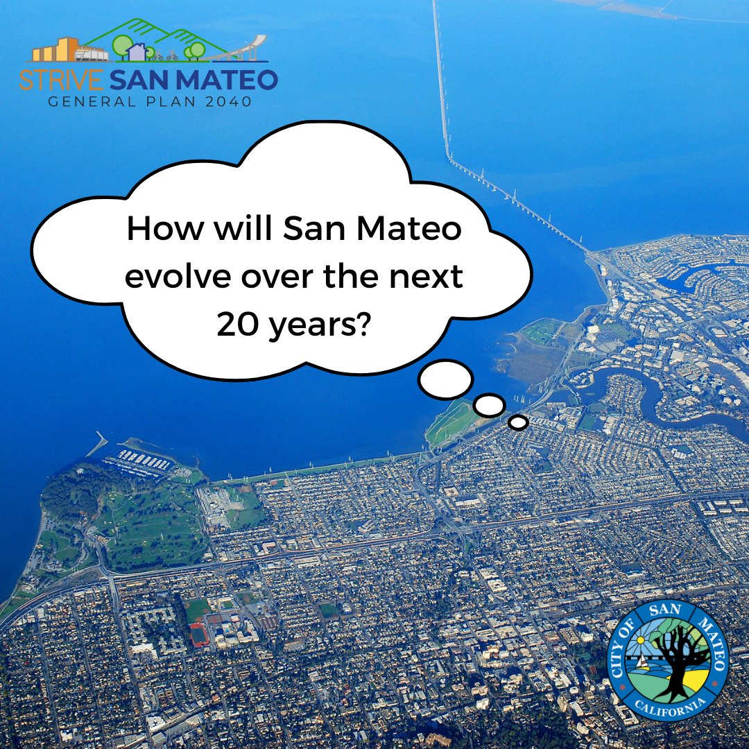 Join the City Council on Monday, April 18th at 7pm for a public hearing to review the input we’ve been collecting from the community on how we should plan for future housing growth and transportation improvements.

Meeting Info: cityofsanmateo.org/publicmeetings