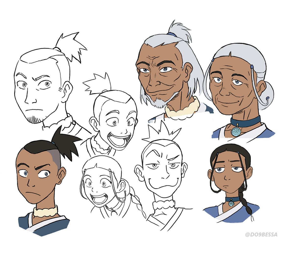 Ian C Samson 🧢 on X: Sokka! Avatar characters are so much fun to Rule 63   / X