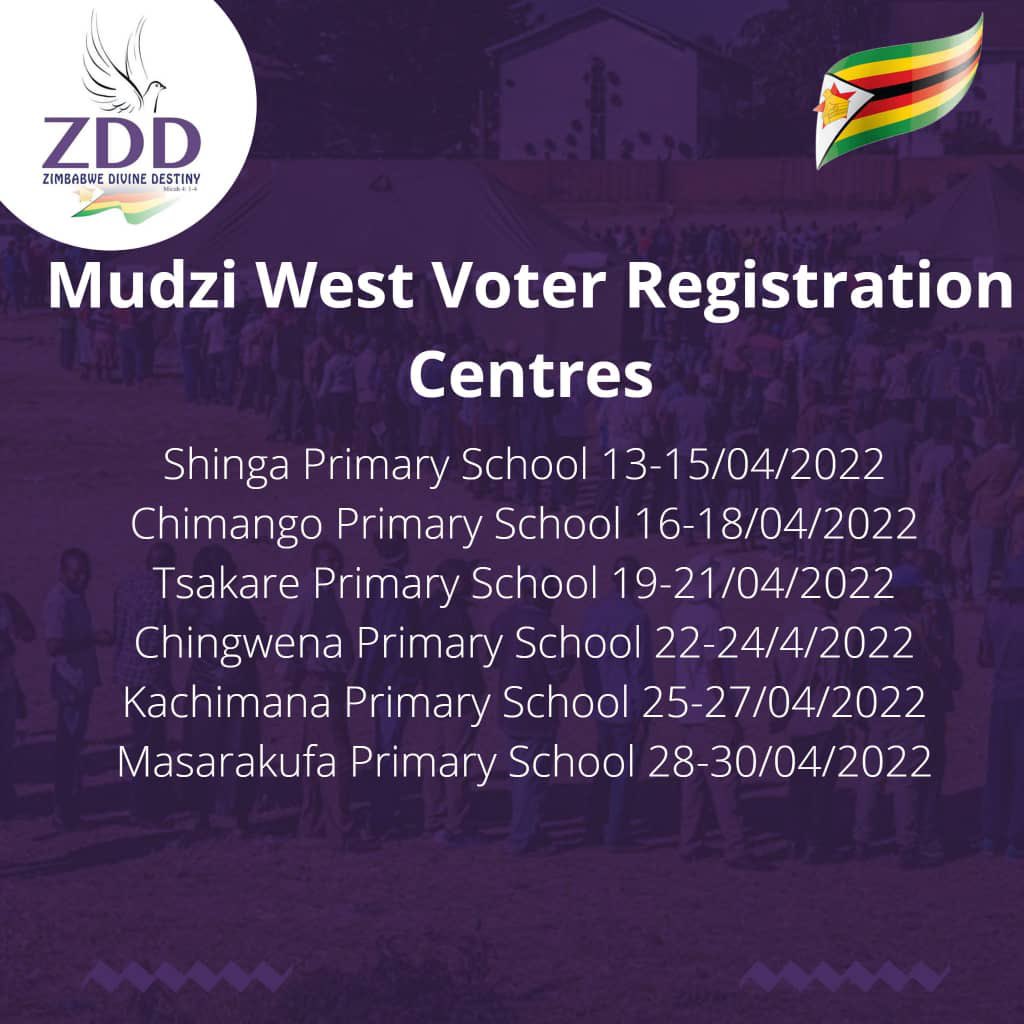 BrownSkinHun's tweet photo. MUDZI AND HURUNGWE LET’S REGISTER TO VOTE
#RegisterToVoteZW 
#RegisterToVote2023 
@DivineZimbabwe 
@zcalliance1 https://t.co/bWUgXlqh1X