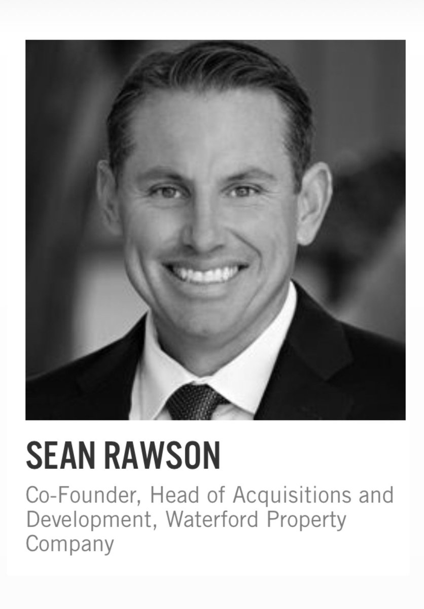 Waterford Property Company's 
Co-Founder, Sean Rawson, presented today at the BISNOW Bay Area MultiFamily Industry Event. 

Sean Rawson brings a wealth of knowledge in multifamily housing acquisition and development as an industry leader.