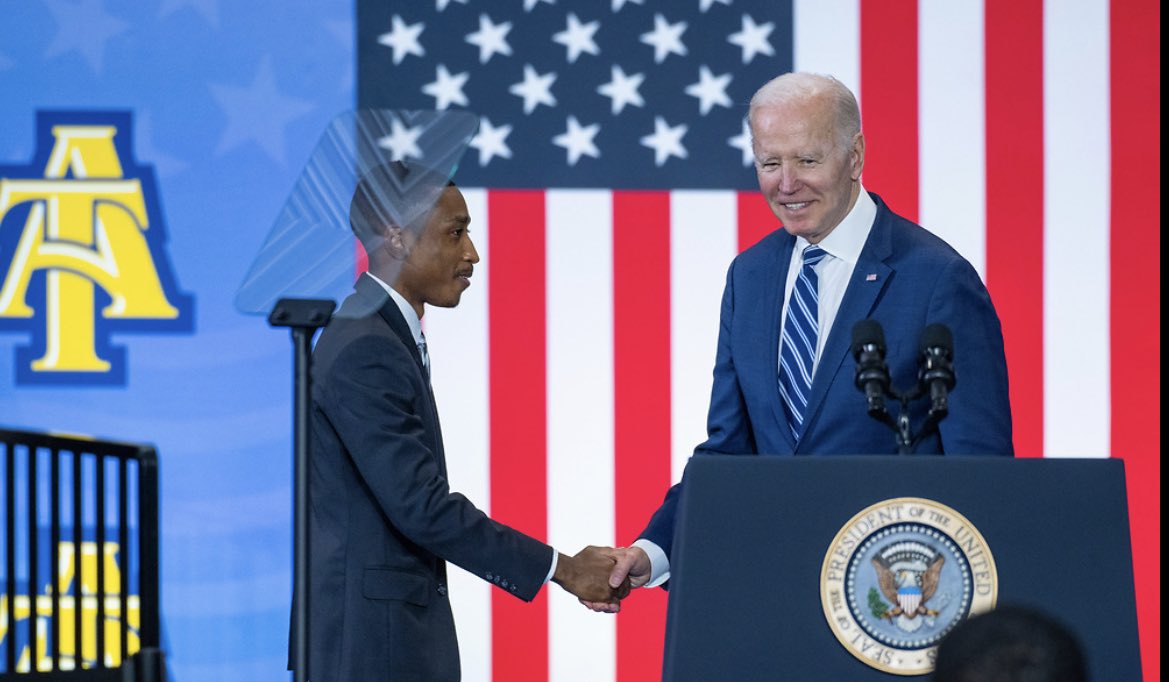 ncatsuaggies's tweet image. Many students, faculty and staff had the opportunity to share with the President the work they are doing and the impact that #NCAT is making locally to worldwide.

Robotics, cybersecurity, adv. manufacturing, envir. protection &amp;amp; more…these great minds are leading the way.
