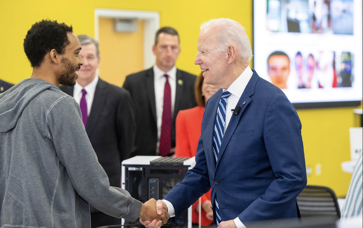ncatsuaggies's tweet image. Many students, faculty and staff had the opportunity to share with the President the work they are doing and the impact that #NCAT is making locally to worldwide.

Robotics, cybersecurity, adv. manufacturing, envir. protection &amp;amp; more…these great minds are leading the way.