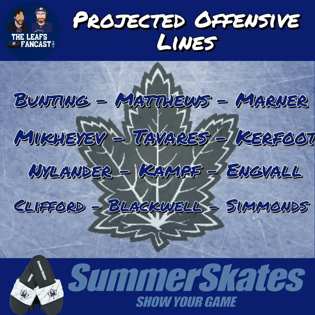TheLeafsFancast's tweet photo. ITS MAPLE LEAFS GAME DAY AND YOU KNOW WHAT THAT MEANS!
The Buds look to bounce back as they take on the #ALLCAPS (Washington Capitals).
Swipe to see tonight's Projected Lineup presented by @Summerskates
#FanCastic #LeafsForever #BudsAllDay #tmltalk #GoLeafsGo #ShowYourGame https://t.co/hmMipPj24R