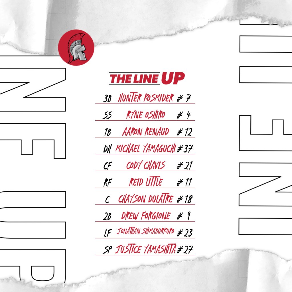 Saint Martin's Baseball (@smusaints_bb) on Twitter photo Here is your starting lineup for game two. Here is your starting lineup for game two.