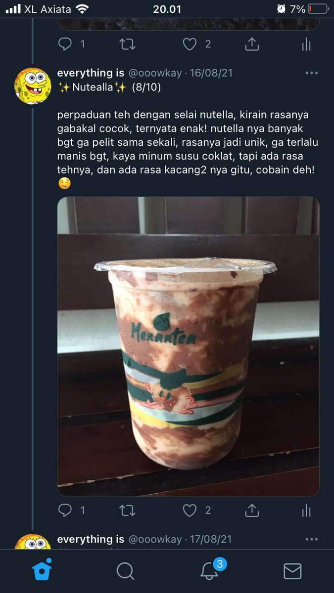 ooowkay's tweet photo. lagi buka snapgram menantea, liat fotonya kok familiar, eh ternyata foto review ku di comot orang hehe @tokomenantea https://t.co/3SSHJ4WzAQ
