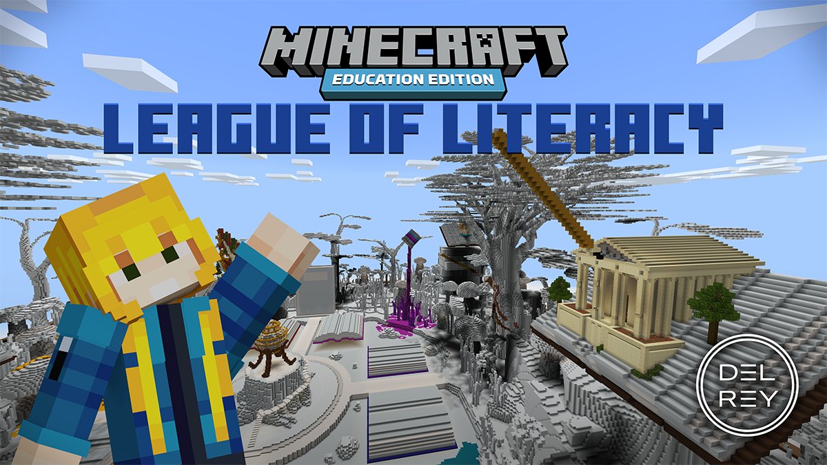mtholfsen's tweet image. Announcing League of Literacy, a new #MinecraftEdu Build Challenge created in partnership with 
@penguinrando and @Literacy_Trust, inspired by 
@maxbrooksauthor's novel, Minecraft: The Island! 📖

Learn how to join: aka.ms/leagueoflitera…

#edtech #MIEExpert #MicrosoftEDU
