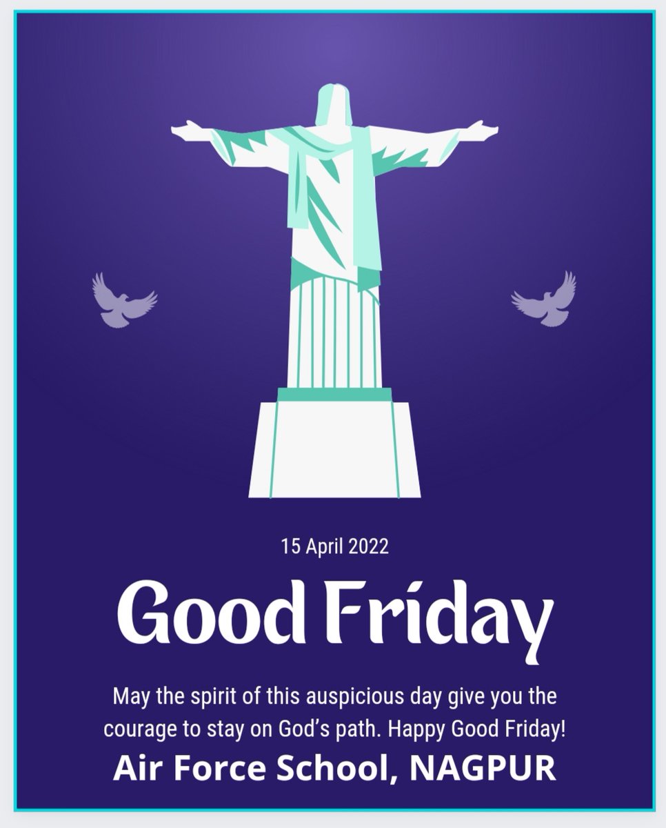 vayusenanagar's tweet photo. That terrible Friday has been called Good Friday because it led to the Resurrection of Jesus and his victory over death and sin and the celebration of Easter
Have a holy #goodfriday2022 #GoodFridaywishes https://t.co/JW0dhEuiL8