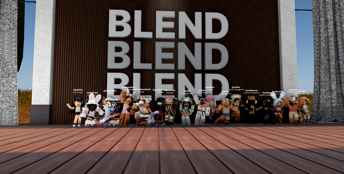 Today was the 1st day of Blend's Easter Spirit Week! We collaborated with <a href="/BakiezBakery/">Bakiez 🍩</a> and hosted an Outfit Contest! Congratulations to grimhrts, runalious &amp; seriaIIover for winning! 

Join us tomorrow for our next event! For more info, visit: blendofficial.notion.site/Blend-Easter-S…