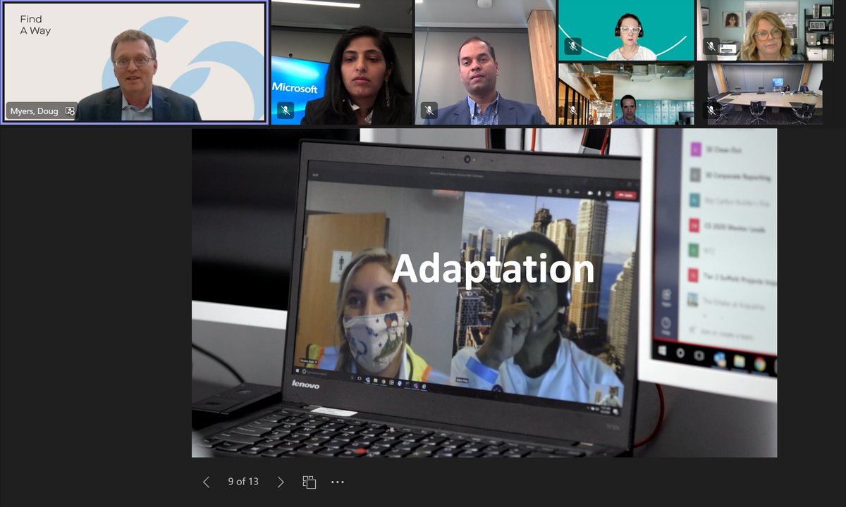 SuffolkBuilds's tweet image. Suffolk EVP &amp;amp; CIO Doug Myers presented at a @Microsoft AEC virtual roundtable event on technology lessons learned from the pandemic &amp;amp; how Microsoft helped both reinforce &amp;amp; shape our culture in response to working remotely &amp;amp; then returning to work safely. #proveimpossiblewrong